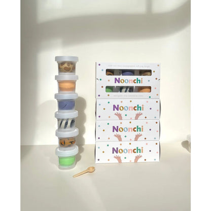 Noonchi Organics Knete Set Animalistic 6 x 100 g – Bild 6