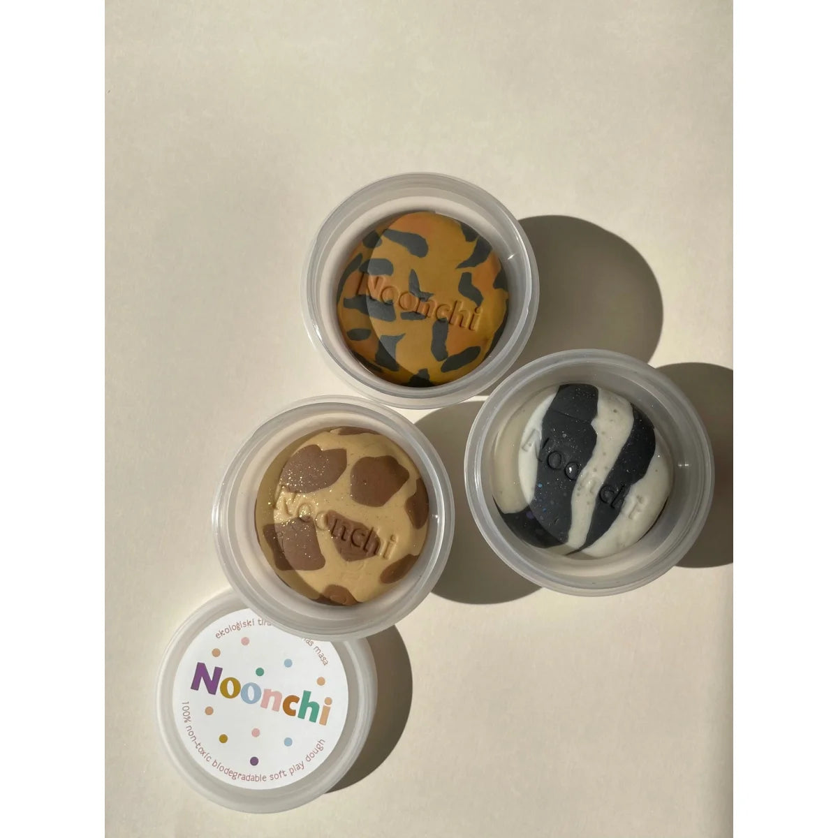 Noonchi Organics Knete Set Animalistic 6 x 100 g – Bild 4