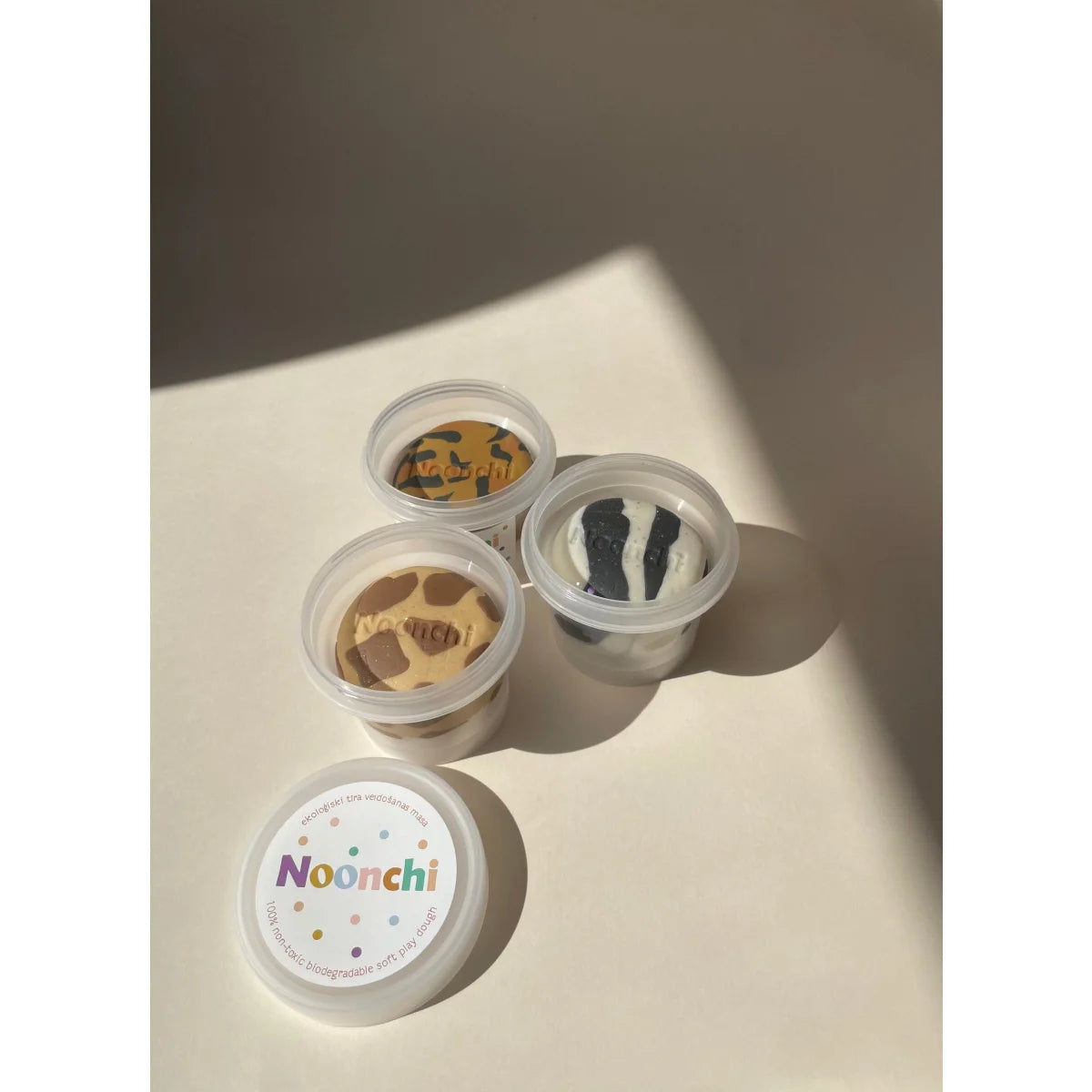 Noonchi Organics Knete Set Animalistic 6 x 100 g – Bild 3