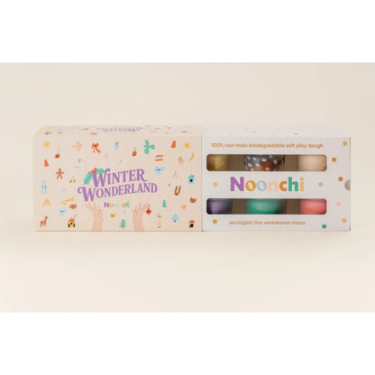 Noonchi Organics Knete Set Winter Wonderland 6 x 100 g – Bild 1