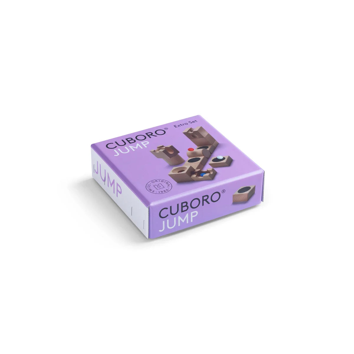 Cuboro Jump Set Box mit bunten Kugeln zum spielend lernen