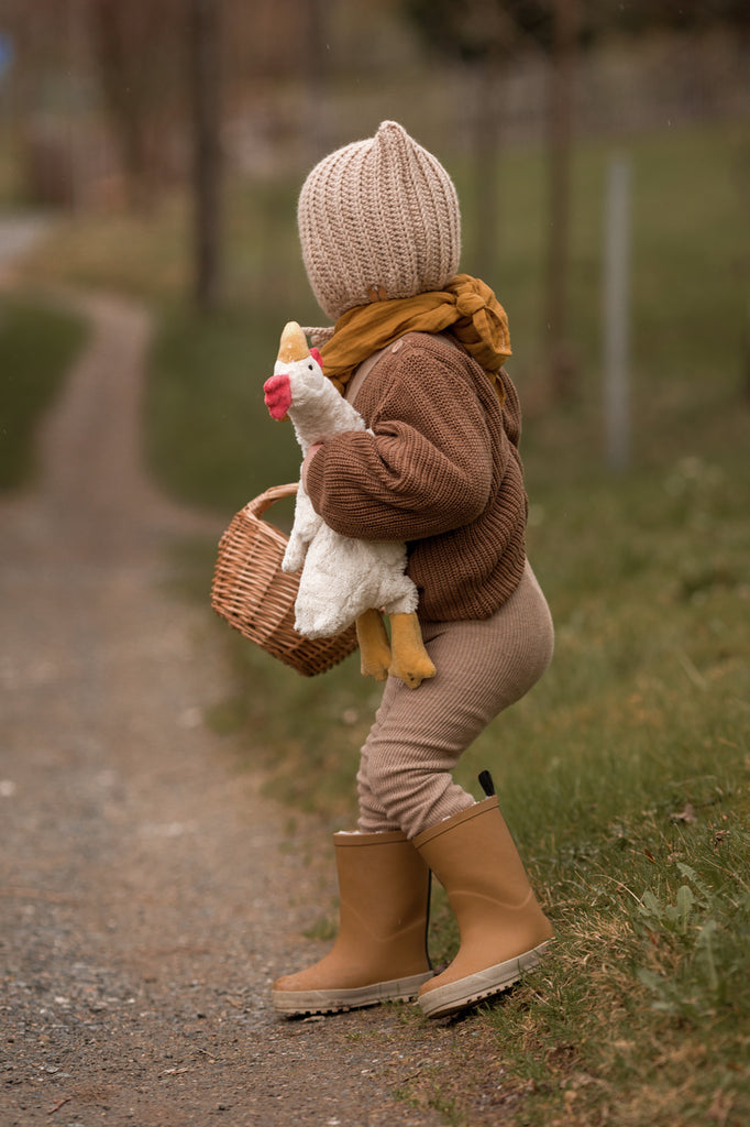 Kuscheltier Huhn klein | weiß - Kuscheltier