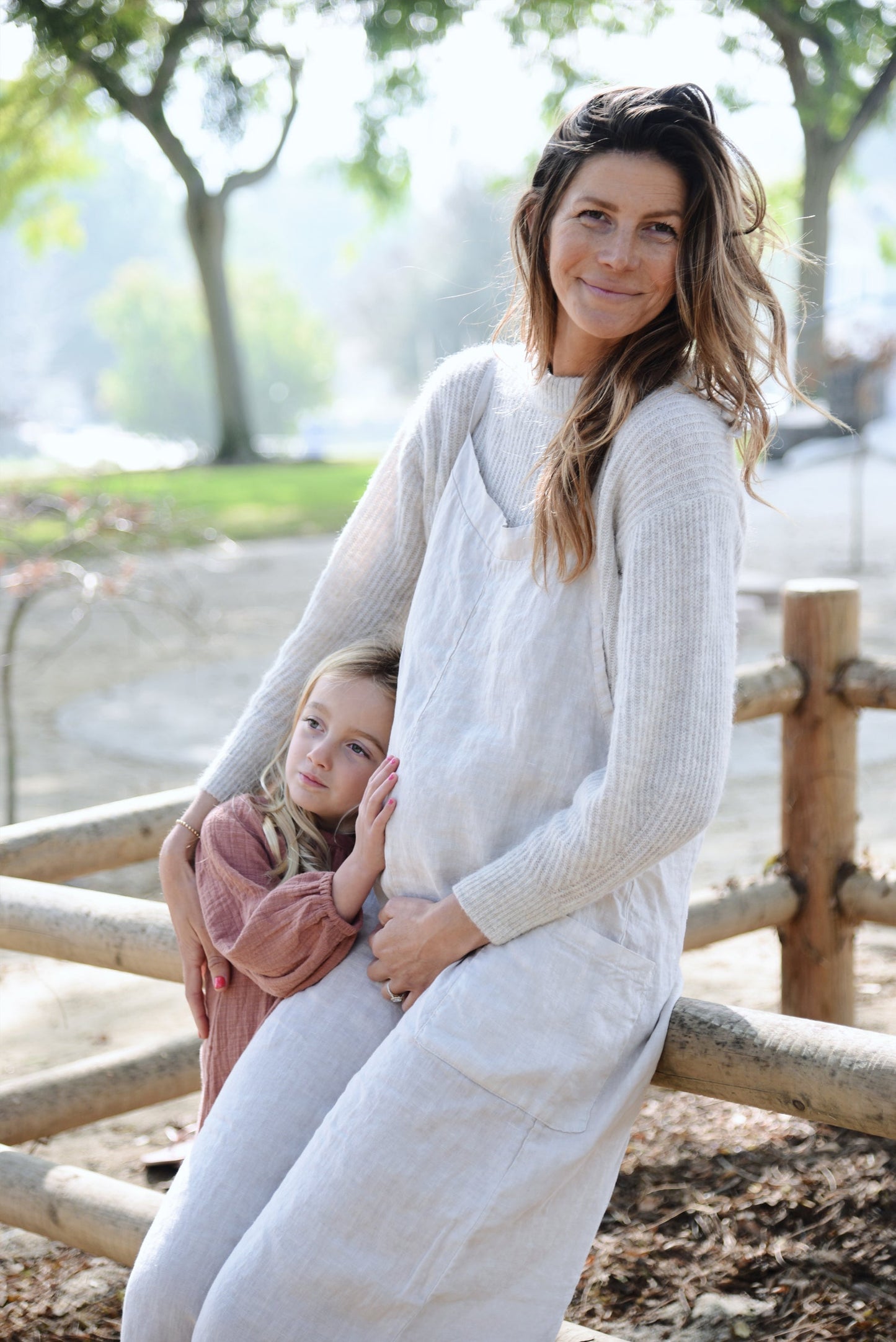 Beachwood Baby Leinen Overall | Moon - Frauenkleider