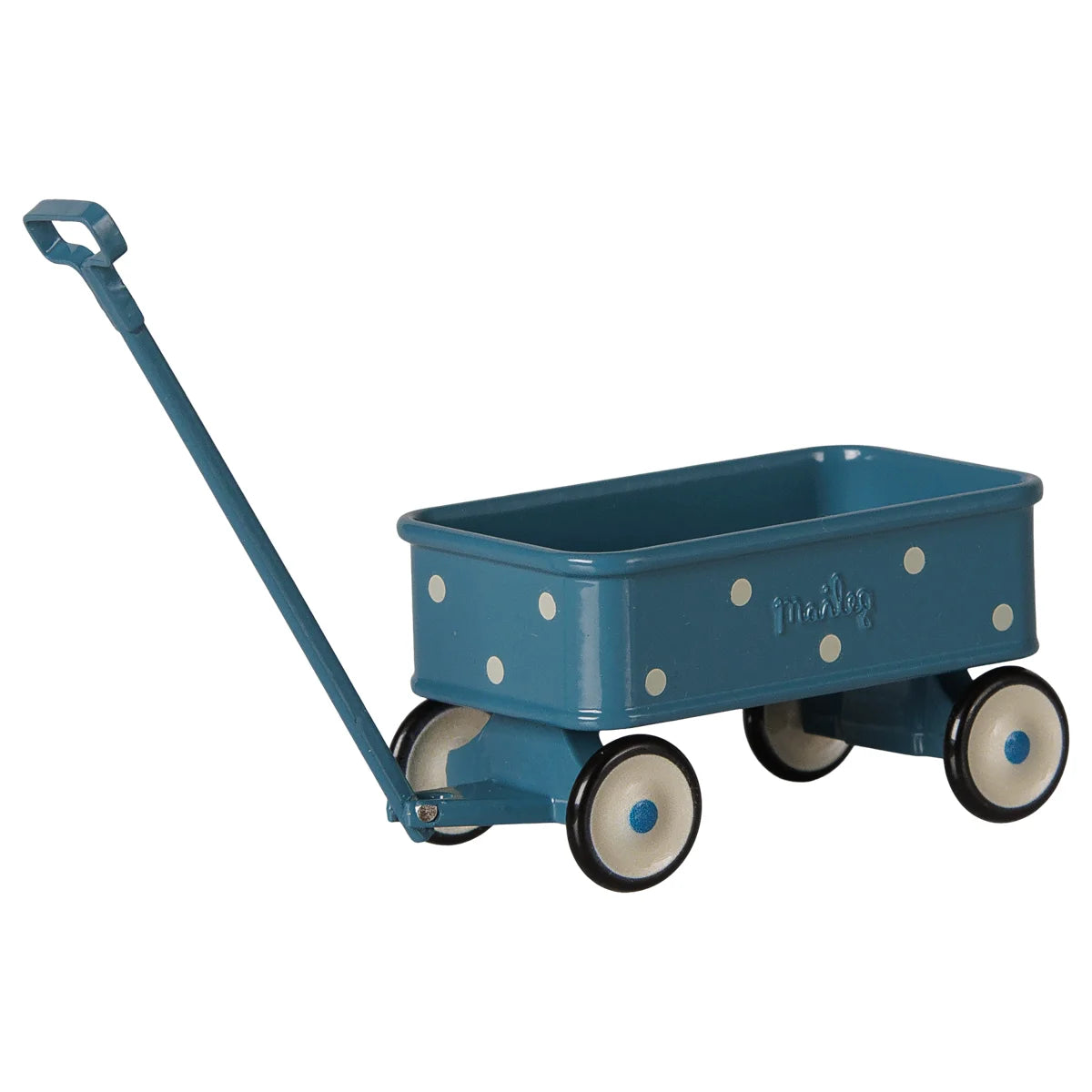 Maileg Leiterwagen Maus Blau