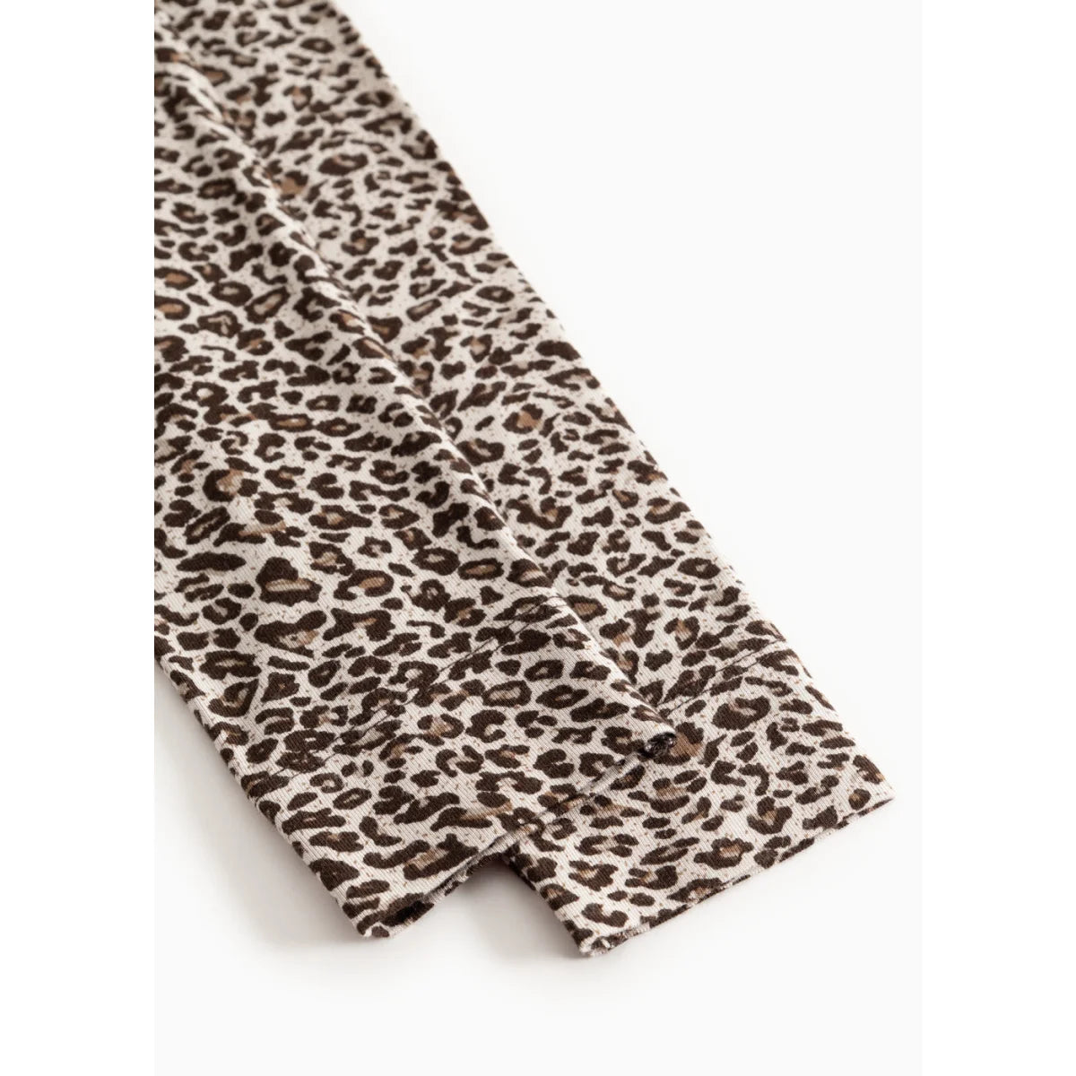 MarMar Copenhagen Leo Leg Leggings Dark Brown Leo Detail