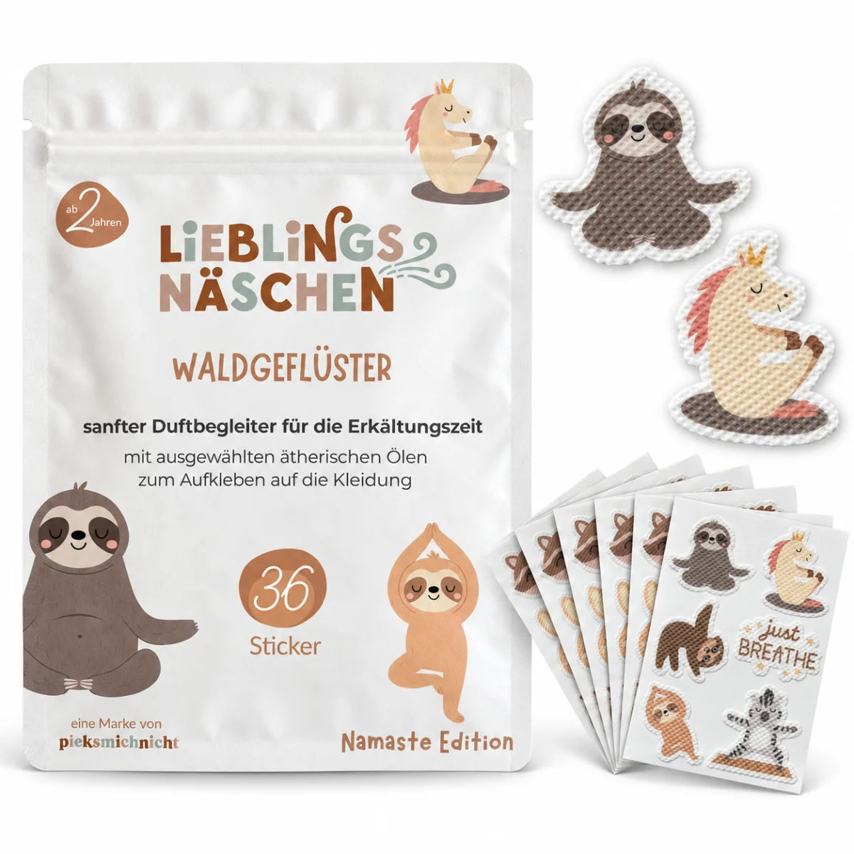 pieksmichnicht lieblingsnäschen Duftsticker NAMASTE Edition