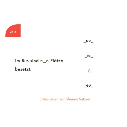 Lochkasten Kartensatz Erstes Lesen von Sätzen vom Kölner Lernspielverlag - Detailansicht 2