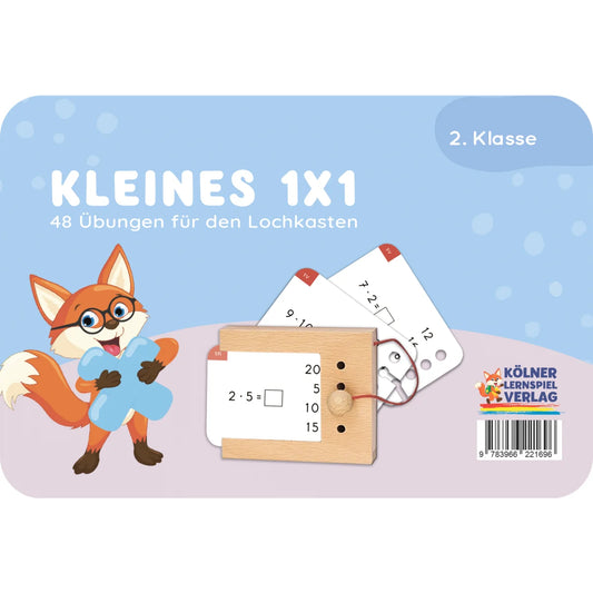 Lochkasten Kartensatz Kleines 1x1 vom Kölner Lernspielverlag