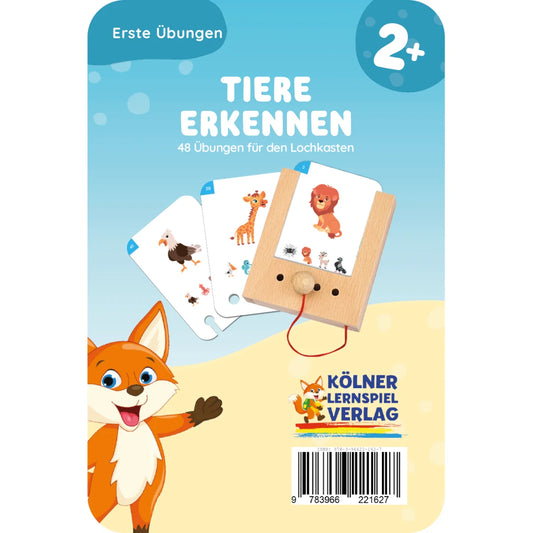 Lochkasten Kartensatz Tiere erkennen vom Kölner Lernspielverlag