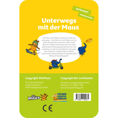 Lochkasten Kartensatz Unterwegs mit der Maus vom Kölner Lernspielverlag - Detailansicht 1