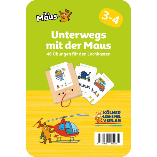 Lochkasten Kartensatz Unterwegs mit der Maus vom Kölner Lernspielverlag