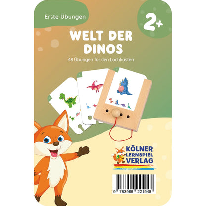 Lochkasten Kartensatz Welt der Dinos vom Kölner Lernspielverlag