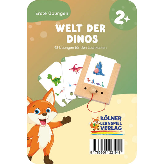 Lochkasten Kartensatz Welt der Dinos vom Kölner Lernspielverlag