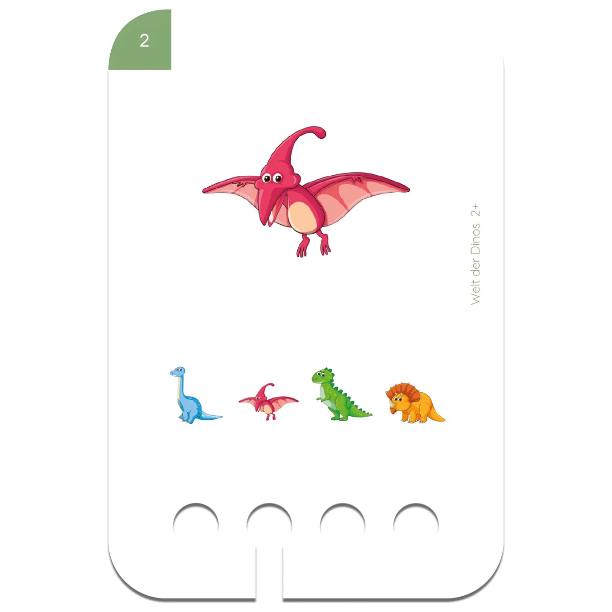 Lochkasten Kartensatz Welt der Dinos vom Kölner Lernspielverlag - Detailansicht 3