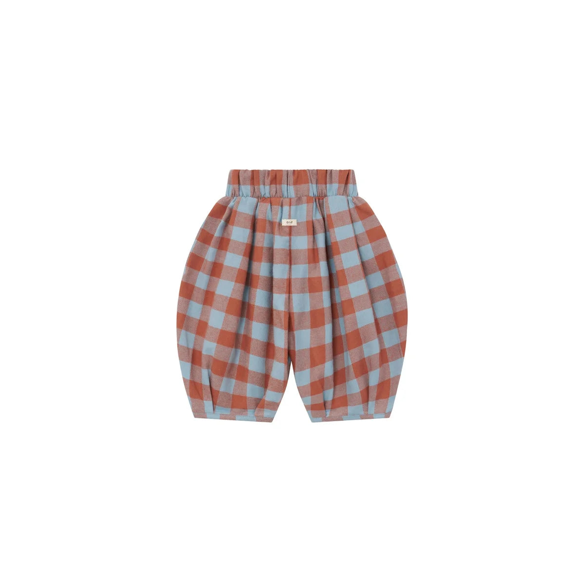 Organic Zoo Lodge Pants Maple Gingham Bund