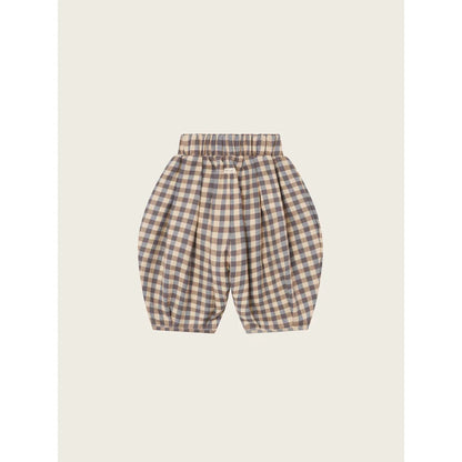 Gingham print Bloomer Shorts mit elastischem Bund und Bündchen, Lodge Pants Shoreline Gingham