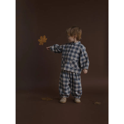 Lodge Shirt | Fog Blue Gingham