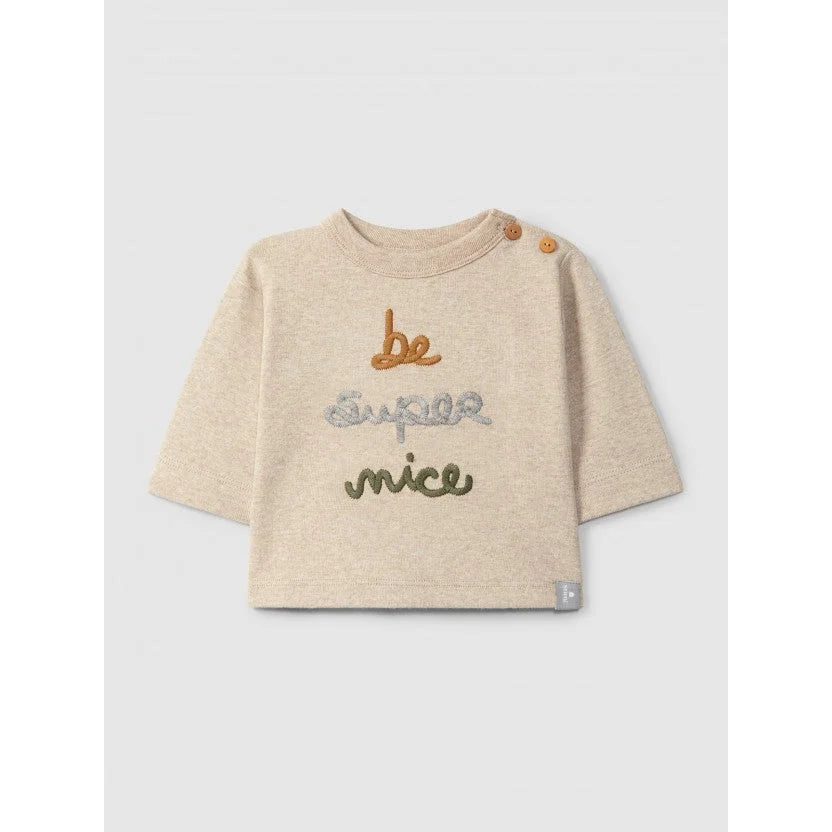 Snug Longsleeve Be super nice in Grün – Ansicht 1