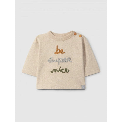 Snug Longsleeve Be super nice in Grün – Ansicht 1