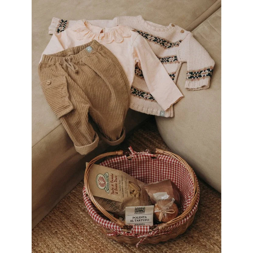 Snug Longsleeve mit Rüschenkragen in Rosa – Ansicht 5