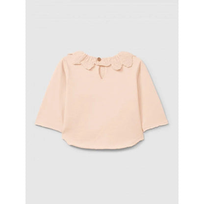 Snug Longsleeve mit Rüschenkragen in Rosa – Ansicht 2