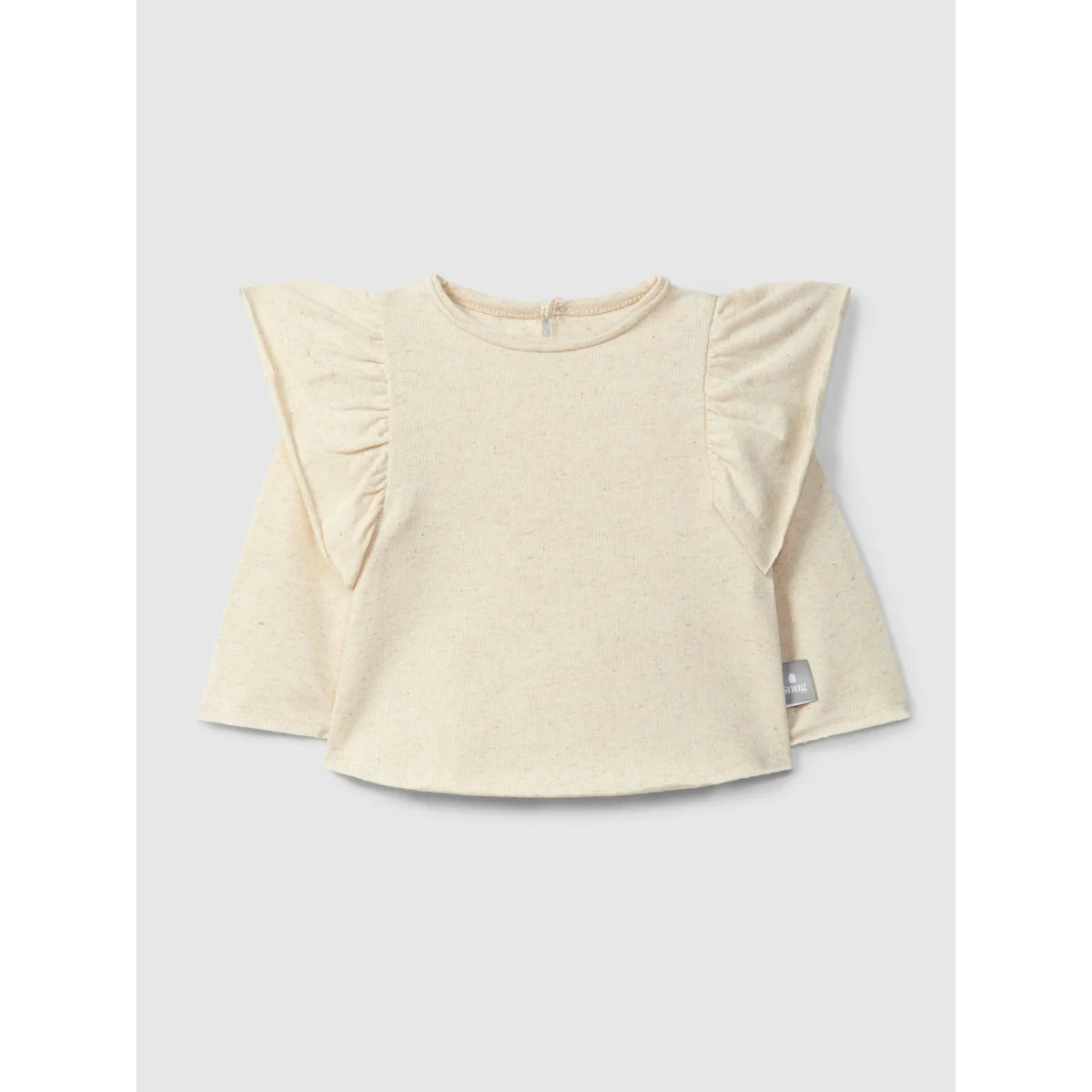 Snug Longsleeve mit Rüschenärmeln aus nachhaltiger Babykleidung Schweiz
