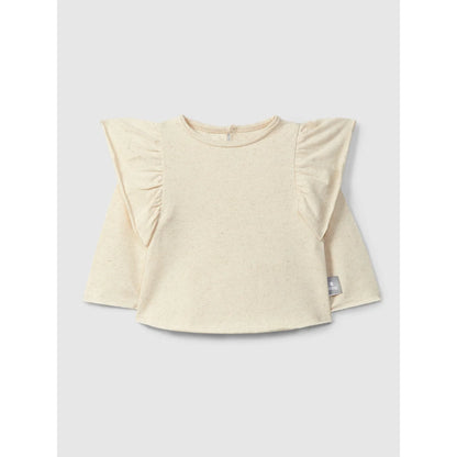 Snug Longsleeve mit Rüschenärmeln aus nachhaltiger Babykleidung Schweiz