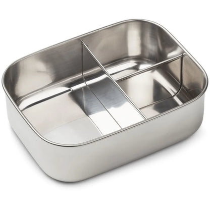 Edelstahl-Bento-Box mit drei Fächern aus dem Produkt Lunchbox Arthur Panda Sandy