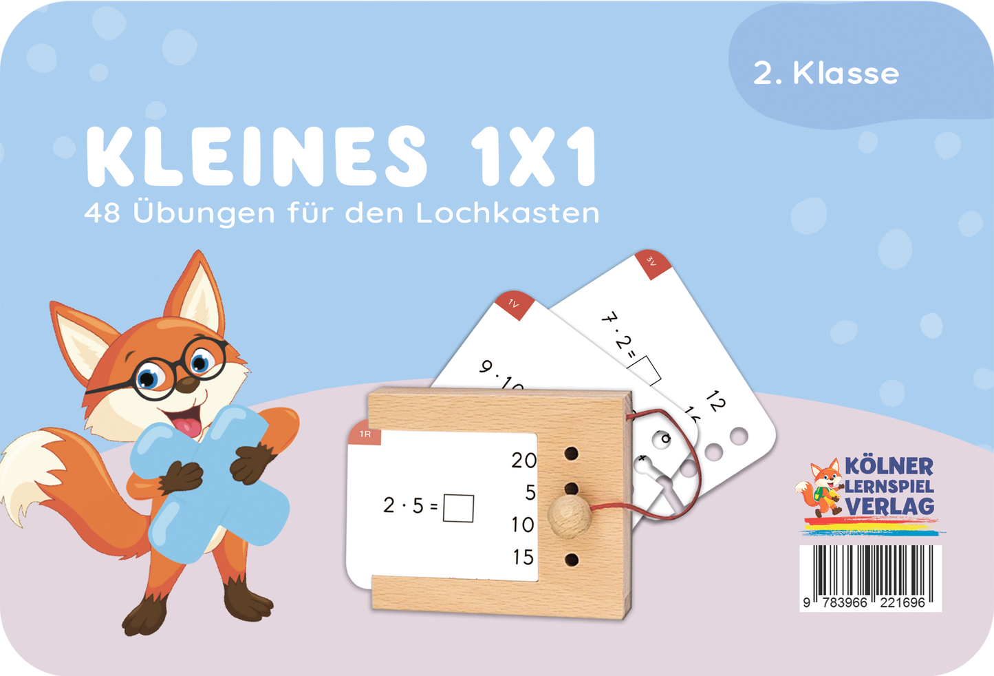 Lochkasten Kartensatz Kleines 1x1 vom Kölner Lernspielverlag