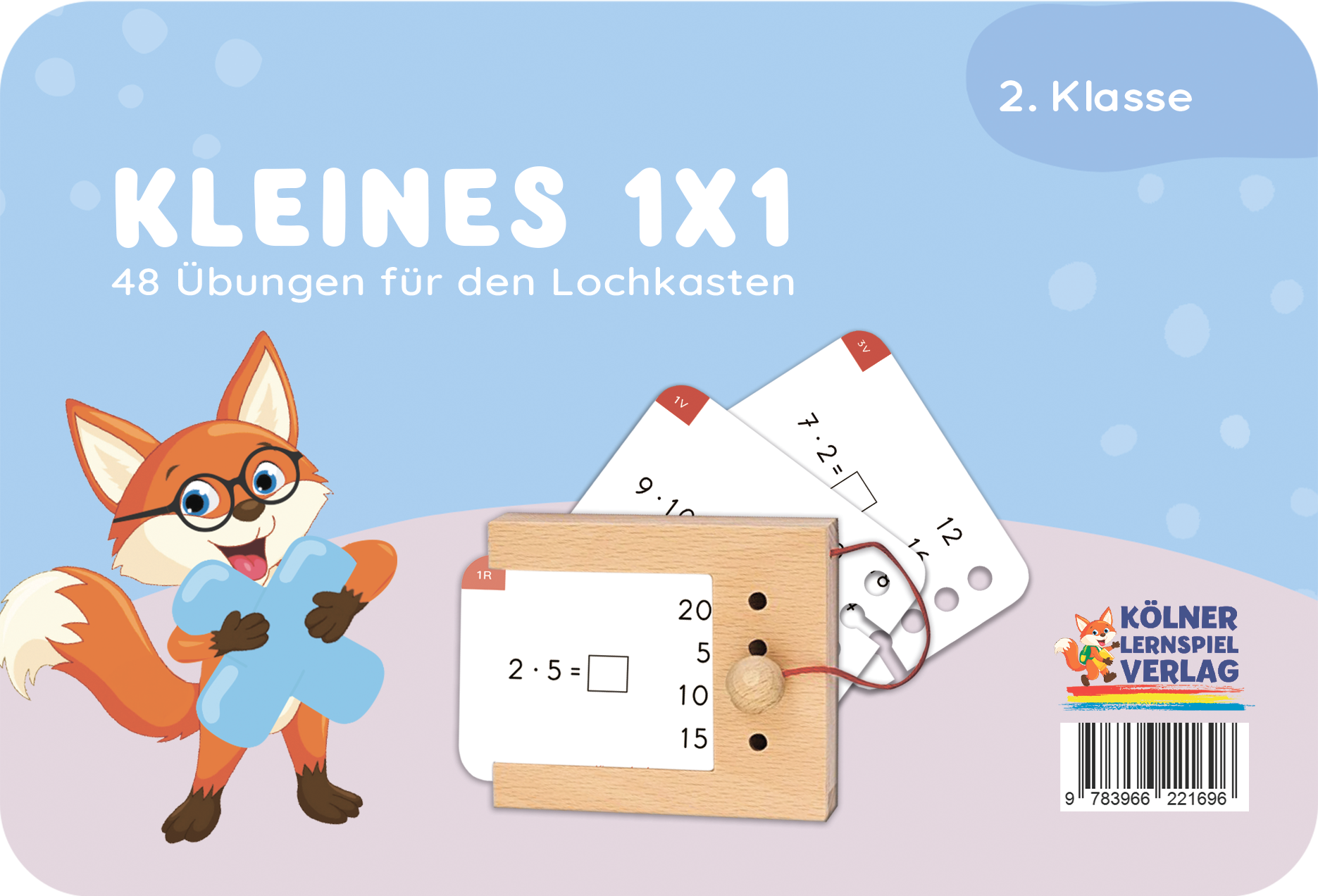 Lochkasten Kartensatz Kleines 1x1 vom Kölner Lernspielverlag