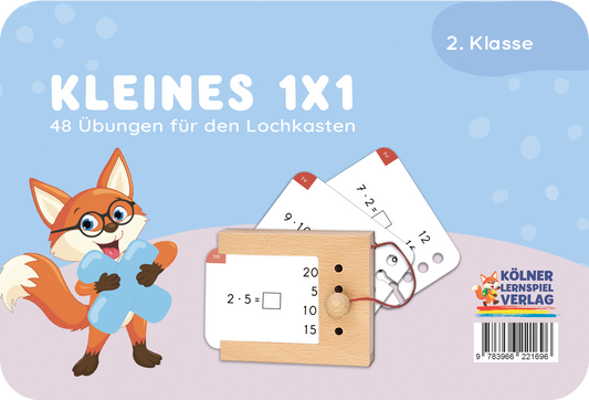 Lochkasten Kartensatz Kleines 1x1 vom Kölner Lernspielverlag