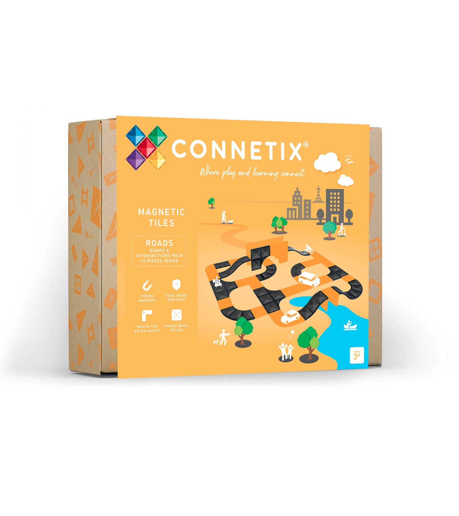 Connetix Magnetbausteine | Ramps & Intersections Pack 16