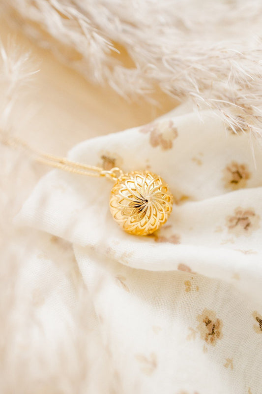 Pleine Lune MANDALA Schwangerschaftsbola | gold - Schmuck