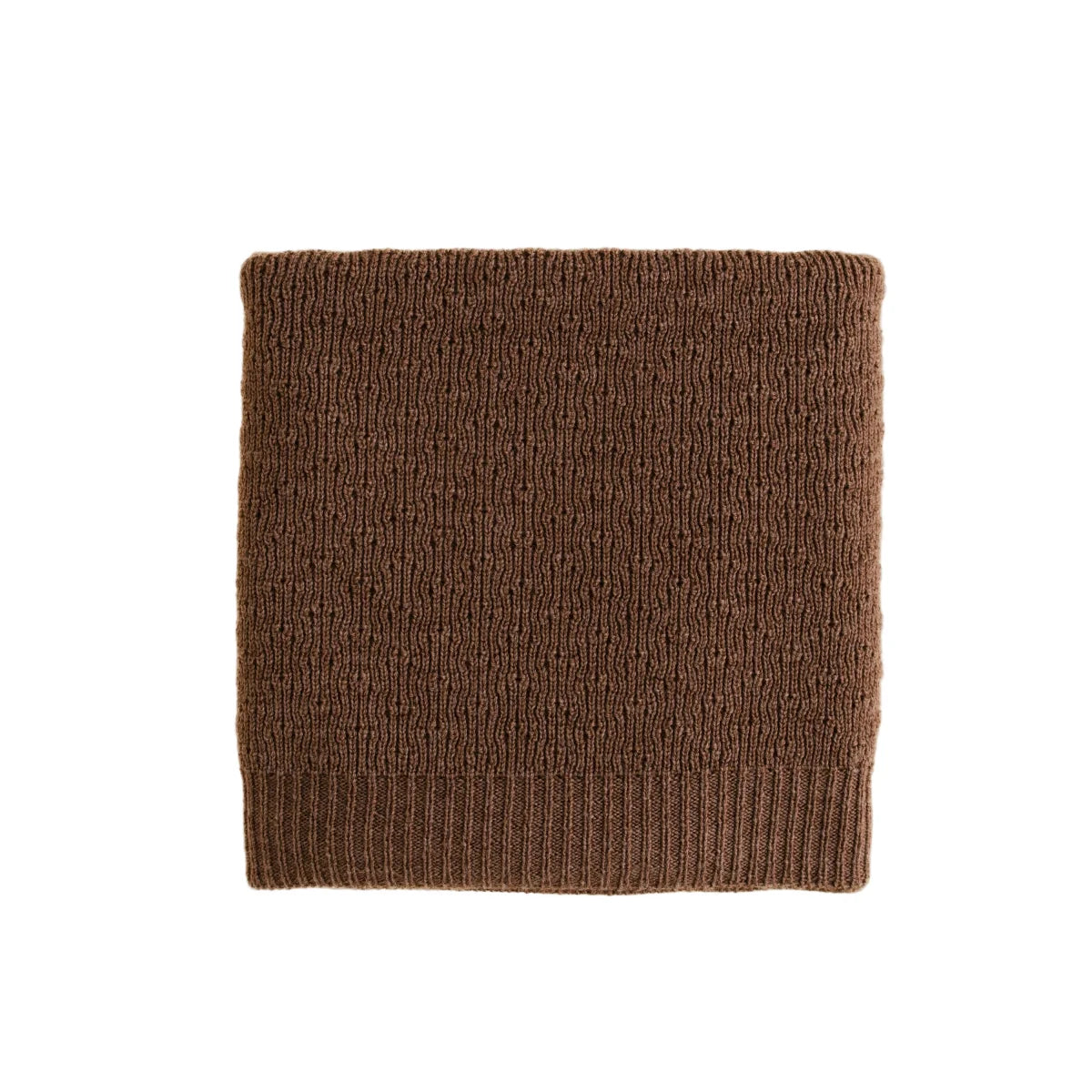 Merino Strickdecke Dora | Mocha