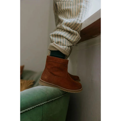 Braune Leder Stiefeletten Mingus Boot Chestnut für stilvolle Fußbekleidung