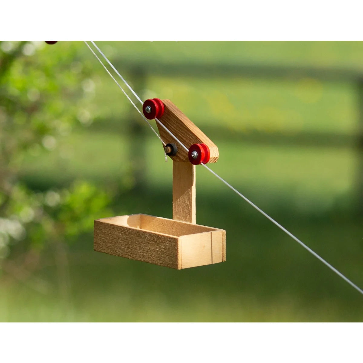 Kraul Mini-Seilbahn mit einer Gondel aus Holz