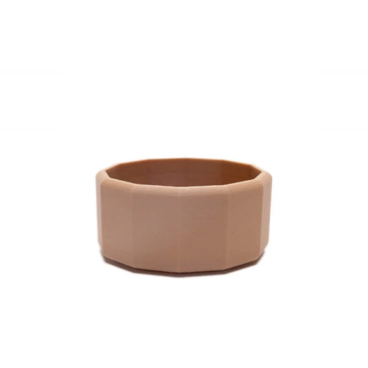 Leichte braune sechseckige Haustiernapf Mini- Spielschale zwölf Ecke, ideal für nachhaltige Kinderprodukte Schweiz