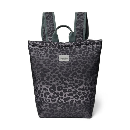 Leopardendruck Rucksack für Damen, Mom Rucksack Puffy Leopard Stil