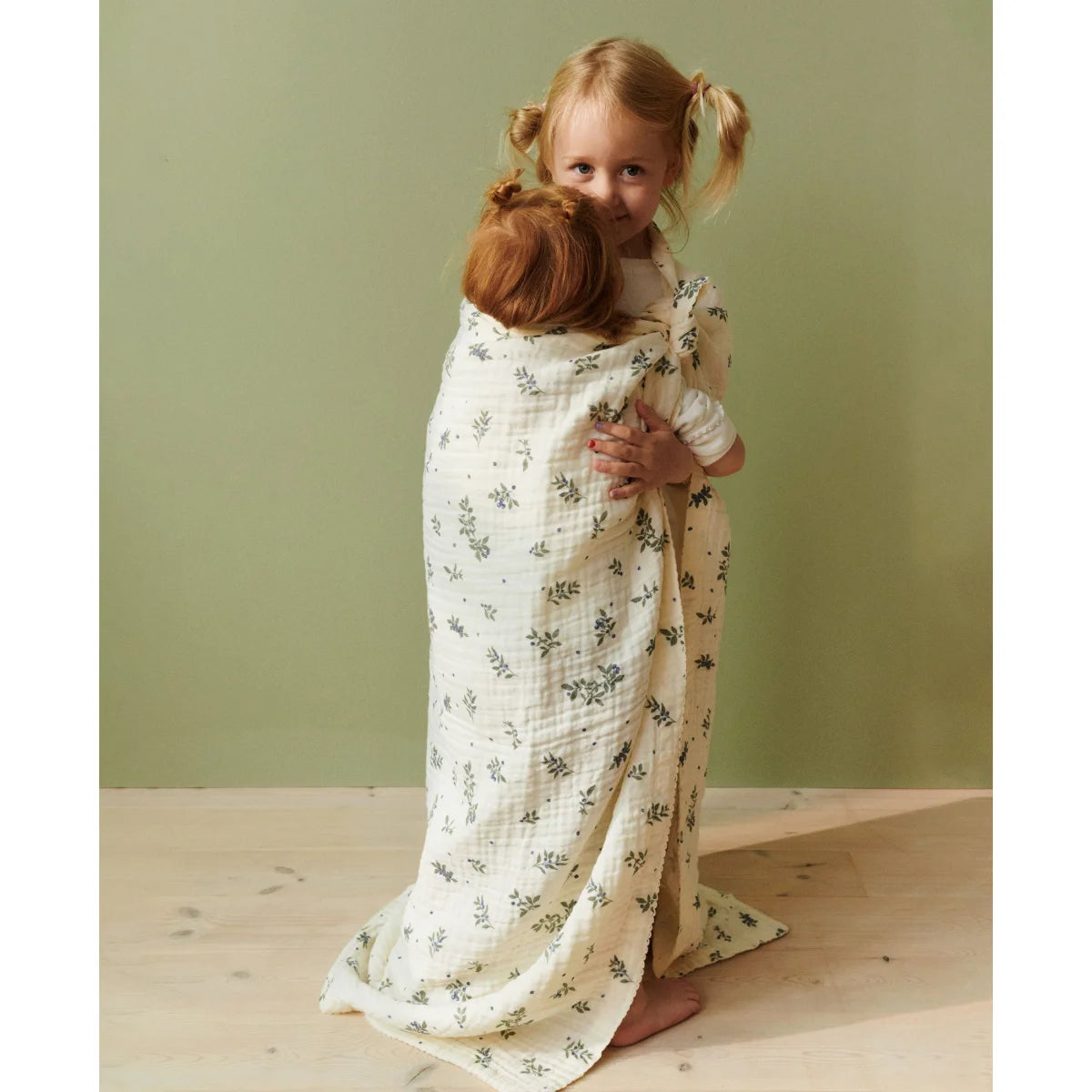 Dear April Murray Musselin-Babydecke Blueberries