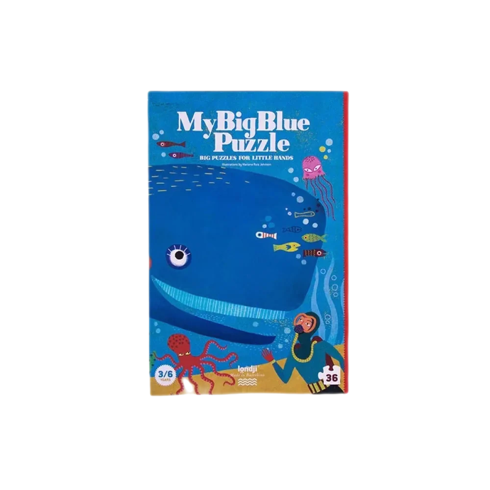 Londji My Big Blue Puzzle - Spielzeug