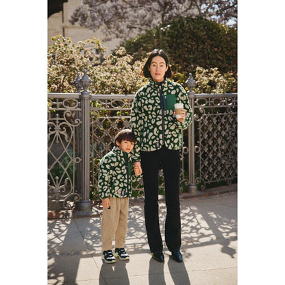 Nelson Adult Pile Jacket Mega leo Garden green