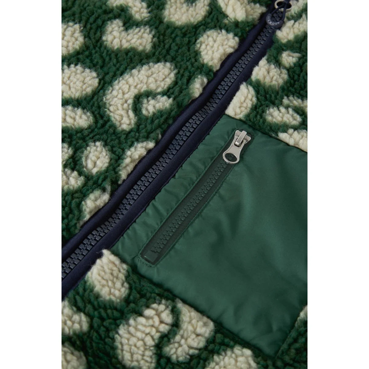 Nelson Adult Pile Jacket Mega leo Garden green