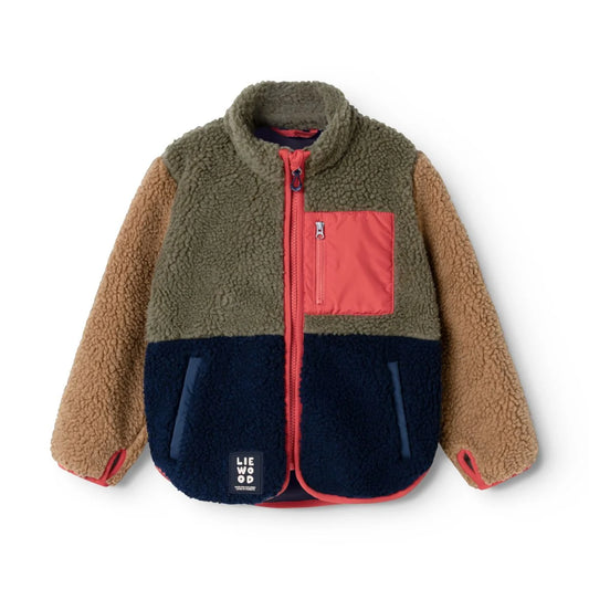 Nolan Fleecejacke Army brown multi mix
