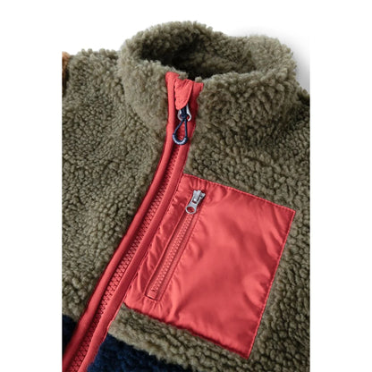 Nolan Fleecejacke Army brown multi mix