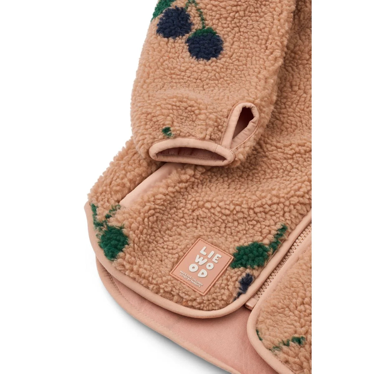 Nolan Fleecejacke Berry Pale Tuscany