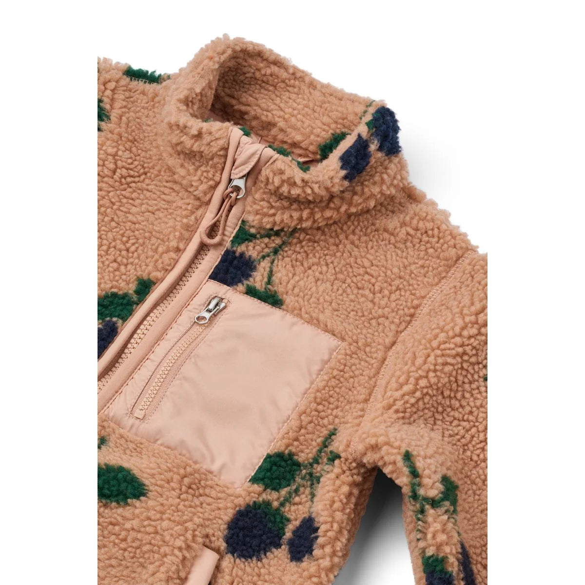 Nolan Fleecejacke Berry Pale Tuscany