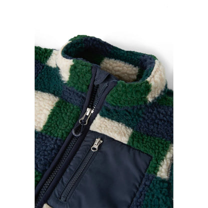 Nolan Fleecejacke Mega Check Bright garden