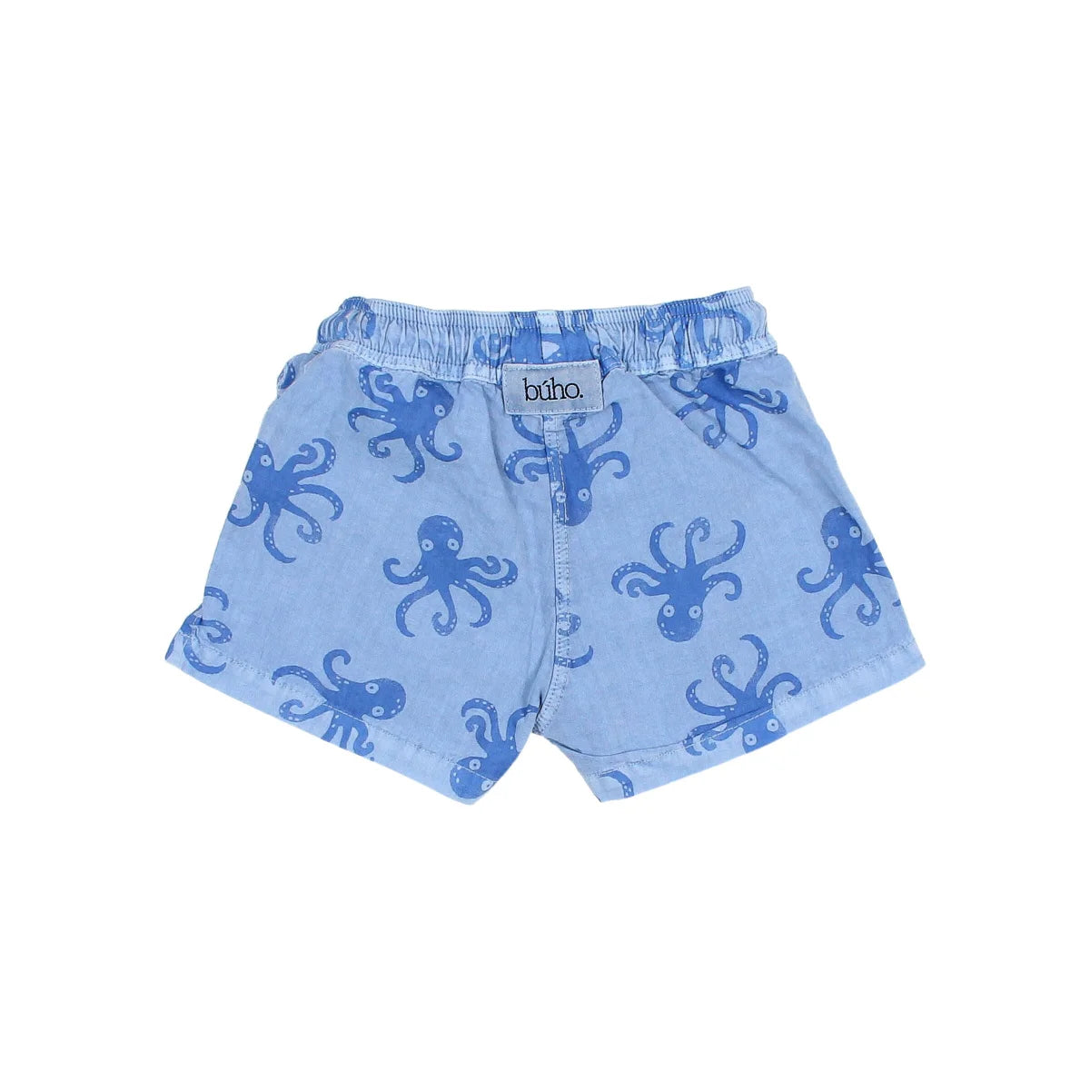 Hellesblaue Octopus Swimsuit Shorts mit elastischem Bund für Kinder