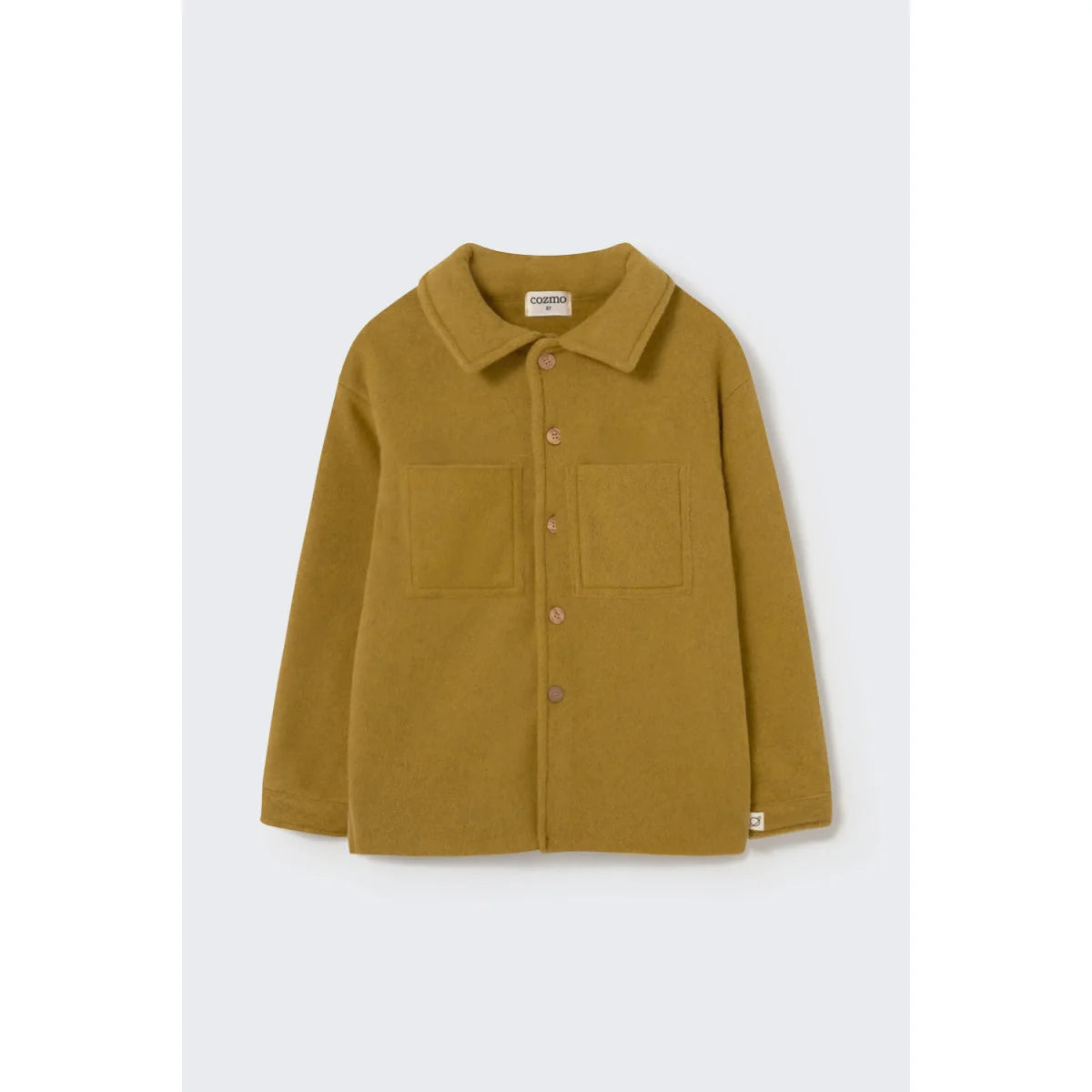 Cozmo Overshirt Alghero in Green aus Bambusmix
