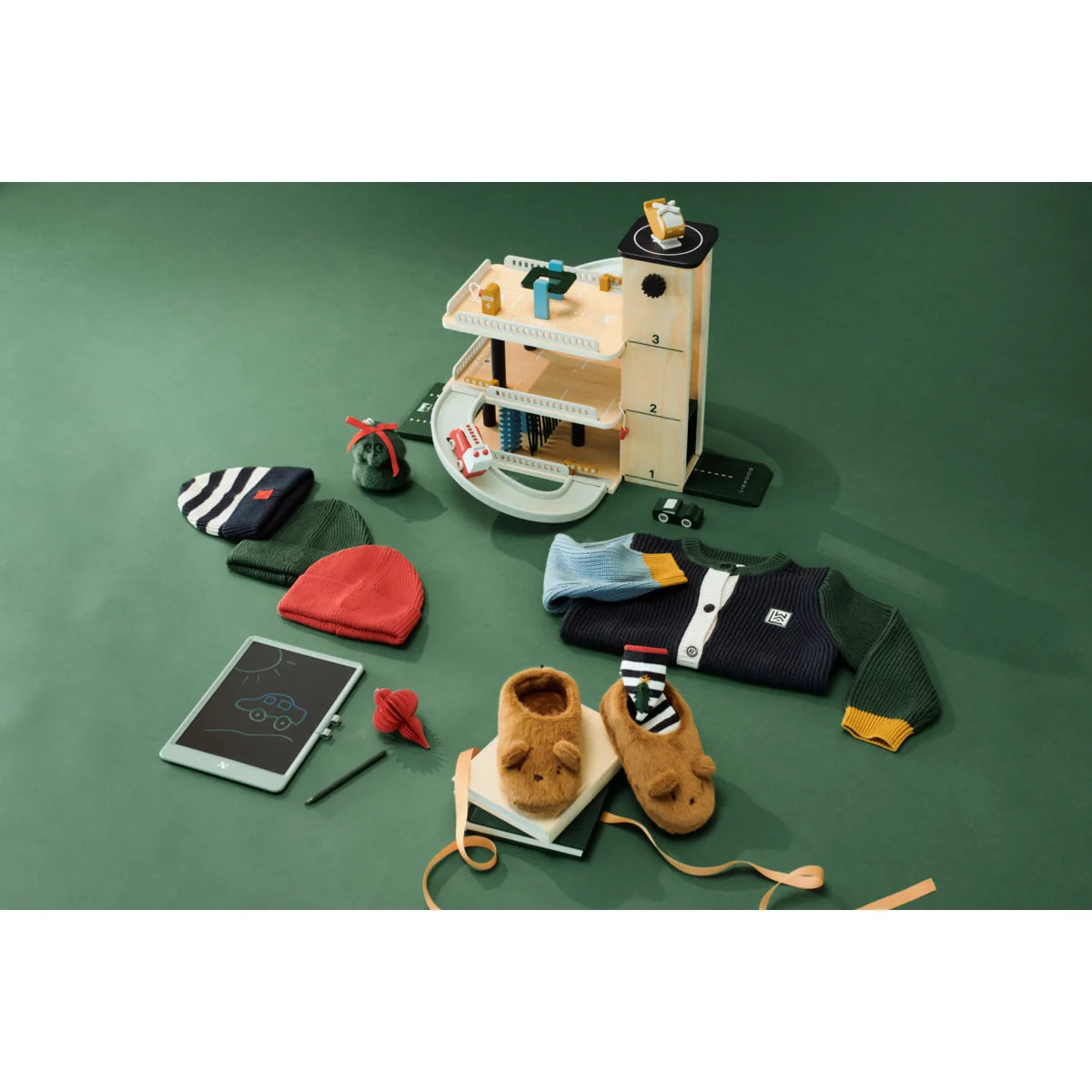 Parkhaus aus Holz Jordy Beach blue multi mix